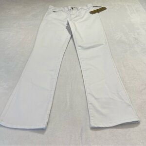 DIANE GILMAN DG2 WOMENS WHITE DENIM JEANS SIZE 6 P